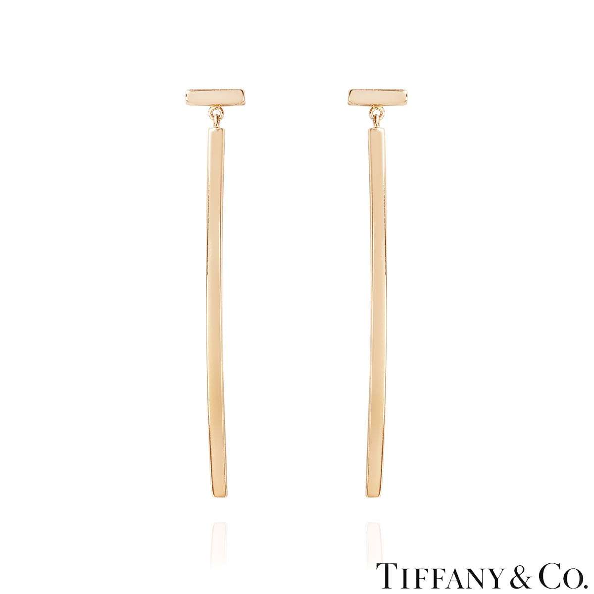 Tiffany & Co. Rose Gold T Bar Earrings 62271876